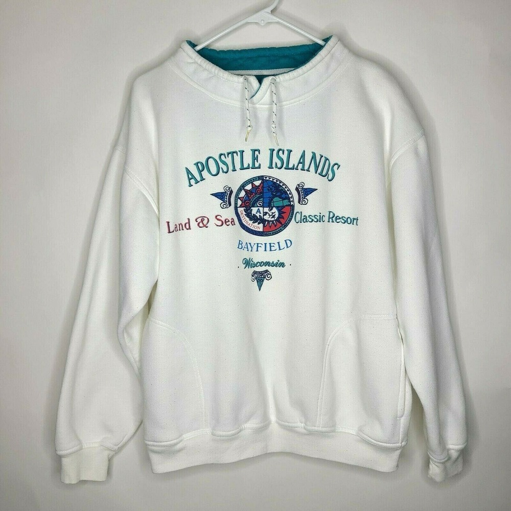 VTG Gear for Sports Apostle Islands Bayfield WI Wisconsin Sweatshirt Size L